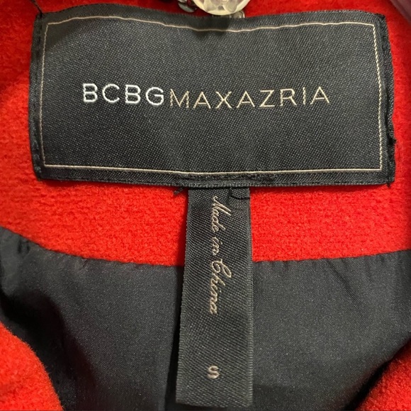 BCBG MaxAzria Finn Red Peacoat - Picture 5 of 6